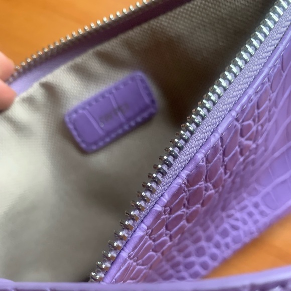 JW Pei Eva Shoulder Bag- Purple Croc - Picture 7 of 7